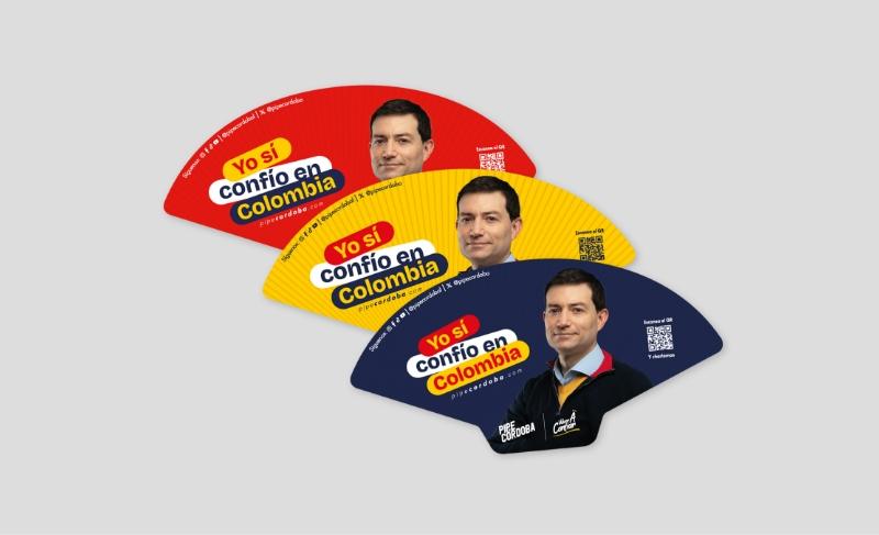 Recurso de campaña Abanicos