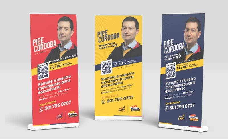 Recurso de campaña Pendones